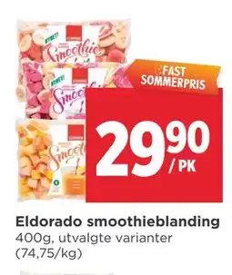 Meny Eldorado smoothieblanding tilbud