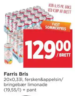 Meny Farris Bris tilbud