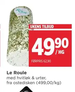 Meny Le Roule tilbud