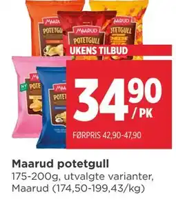 Meny Maarud potetgull tilbud