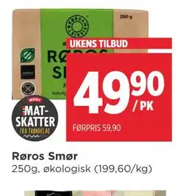 Meny Røros Smør tilbud