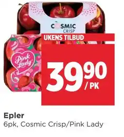 Meny Epler tilbud