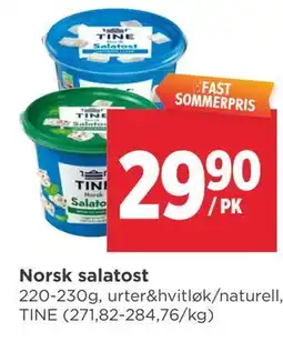 Meny Norsk salatost tilbud