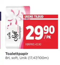 Meny Toalettpapir tilbud
