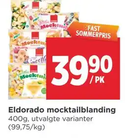 Meny Eldorado mocktailblanding tilbud