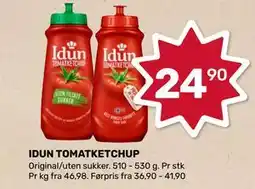 Matkroken IDUN TOMATKETCHUP tilbud