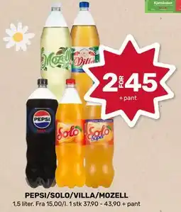 Matkroken PEPSI/SOLO/VILLA/MOZELL tilbud