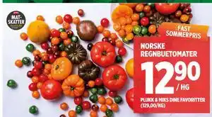 Meny Norske regnbuetomater tilbud