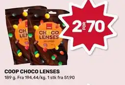 Matkroken COOP CHOCO LENSES tilbud