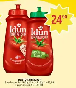 Coop Prix IDUN TOMATKETCHUP tilbud