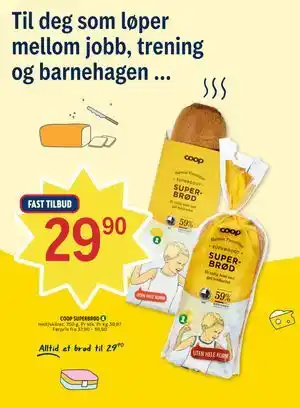 Coop Prix COOP SUPERBRØD tilbud