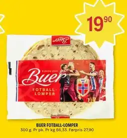 Coop Prix BUER FOTBALL-LOMPER tilbud