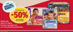 Matkroken Libero, Pampers og Änglamark bleier tilbud