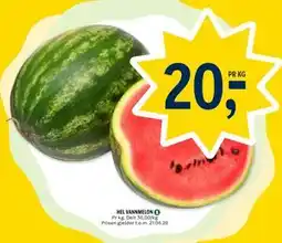 Coop Prix HEL VANNMELON tilbud