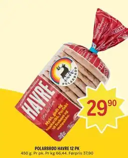 Coop Prix POLARBRØD HAVRE 12 PK tilbud