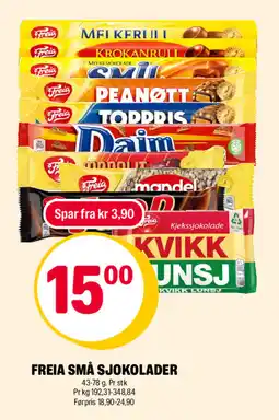 Coop Extra FREIA Små sjokolader tilbud