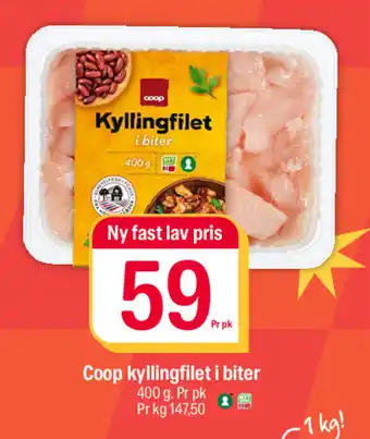 Coop Extra COOP Kyllingfilet i biter tilbud