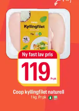 Coop Extra COOP Kyllingfilet naturell tilbud