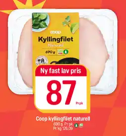 Coop Extra COOP Kyllingfilet naturell tilbud