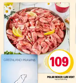 Coop Extra Polar reker i løs vekt tilbud