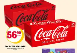 Coop Extra COCA-COLA Boks 10 pk tilbud