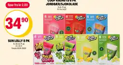 Coop Extra SUN LOLLY 8 pk tilbud