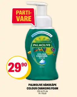 Coop Extra PALMOLIVE Håndsåpe colour changing foam tilbud