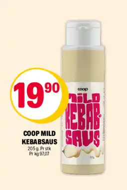 Coop Extra COOP Mild kebabsaus tilbud
