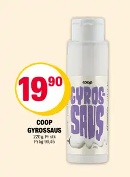 Coop Extra COOP Gyrossaus tilbud