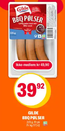 Coop Extra GILDE Bbq pølser tilbud