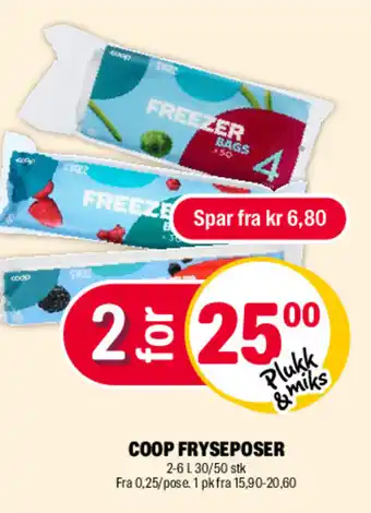 Coop Extra COOP Fryseposer tilbud