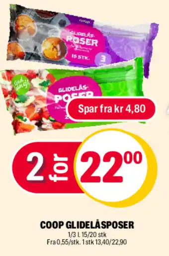 Coop Extra COOP Glidelåsposer tilbud