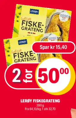 Coop Extra LERØY Fiskegrateng tilbud