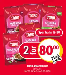 Coop Extra TORO Asiatisk kit tilbud