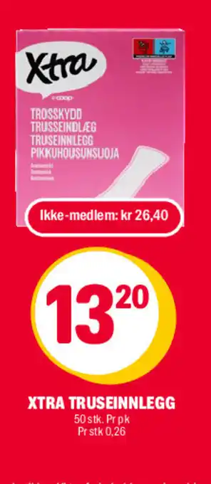 Coop Extra XTRA Truseinnlegg tilbud