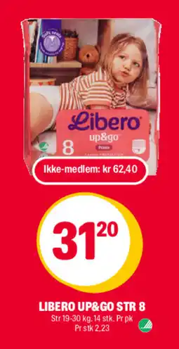 Coop Extra LIBERO Up&go str 8 tilbud