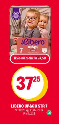Coop Extra LIBERO Up&go str 7 tilbud