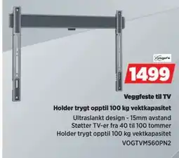 POWER Veggfeste til TV tilbud
