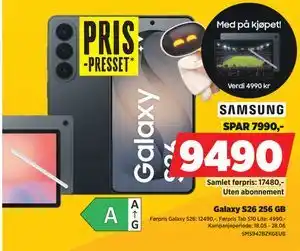 POWER SAMSUNG Galaxy S26 256 GB tilbud