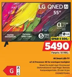POWER LG 4K Smart LED-TV tilbud