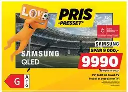 POWER 75 QLED 4K Smart-TV tilbud