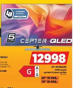 POWER 65 4K MiniLED tilbud