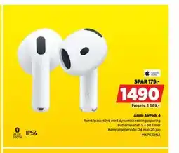 POWER Apple AirPods 4 tilbud