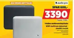 POWER Trådløs multiromshøyttaler tilbud