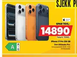 POWER iPhone 17 Pro 256 GB tilbud