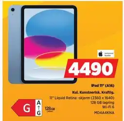 POWER iPad 11 (A16) tilbud