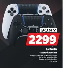 POWER Sony Kontroller tilbud