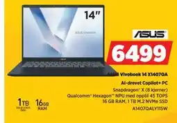 POWER ASUS Vivobook 14 X1407QA tilbud