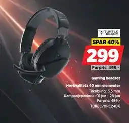 POWER Gaming headset tilbud