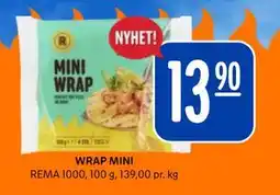 Rema 1000 WRAP MINI tilbud